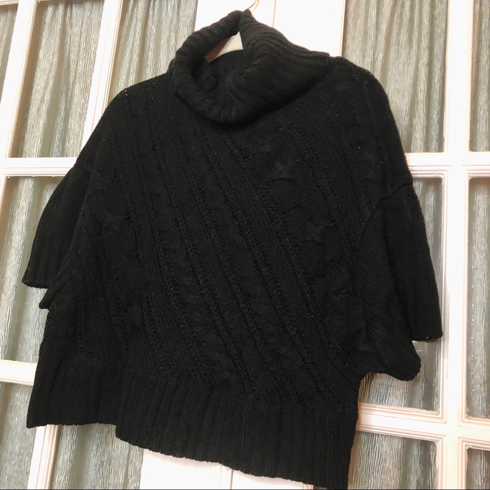 *Bundle 4/$20* Derek Heart Black Cowl Neck Knit Sweater